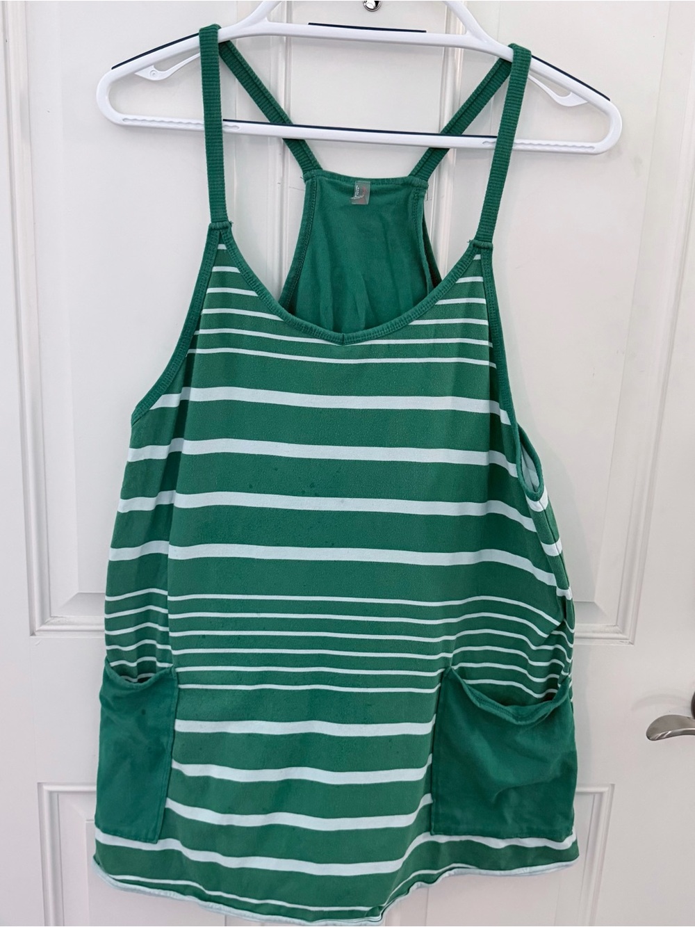 FP Movement Hot Shot Dress S | Spring Stripe Kelly Green